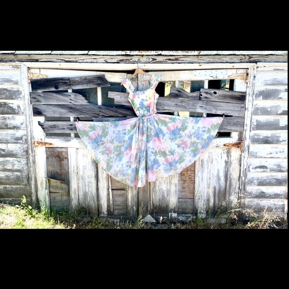 ROTHSCHILD - San Francisco Vintage Floral Dress Sz 8 - Picture 13 of 15